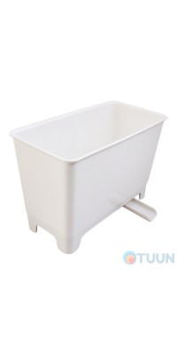 Arino fruit and berry washing basket, white, 18*9*12 cm