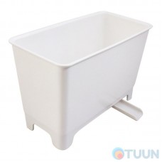 Arino fruit and berry washing basket, white, 18*9*12 cm