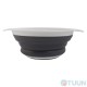 Arino folding colander with two handles, silicone, white, 24*19*8 cm