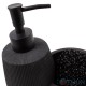 Arino Liquid Soap Dispenser with Sponge Compartment, Black