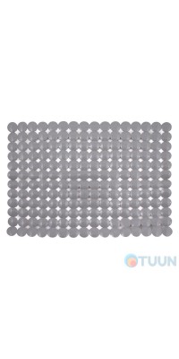 Arino Droplets sink mat, 40*30 cm, gray, PVC