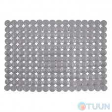 Arino Droplets sink mat, 40*30 cm, gray, PVC