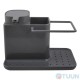 Arino Kitchen Organizer with Soap Dispenser, Gray
