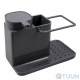 Arino Kitchen Organizer with Soap Dispenser, Gray