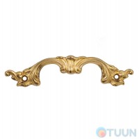 Furniture handle Ompporro 047012l HANDLE mm. 120 polished brass