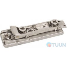 BAPGR09 Matching straight bar, for Euroscrew, Domi clip series, H=0mm