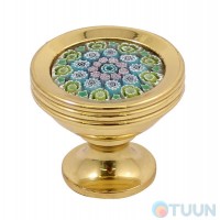 Furniture handle Ompporro 017832LA KNOB mm. 32pol.brass