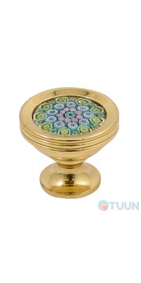 Ручка меблева Ompporro 017832LA KNOB mm. 32пол.латунь