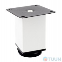 Меблева ніжка квадратна Comit 50х50х100 мм біла