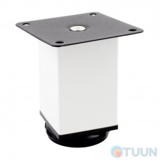Furniture leg square Comit 50x50x100 mm white