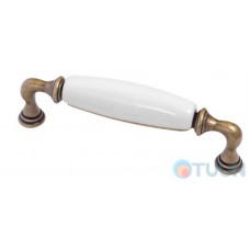 Furniture handle 15136P1282A.09 porcelain/florence