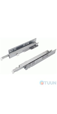 Concealed mounting guides 350mm with Push and soft self-latching full extension type UNICA 1065580350200