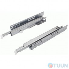 Concealed mounting guides 350mm with Push and soft self-latching full extension type UNICA 1065580350200