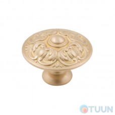 Furniture handle Ompporro 013240h KNOB mm. 40 matte brass oro satinato