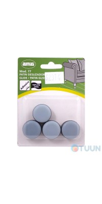 Furniture cover for Amig leg mod. 77-25 gray Teflon