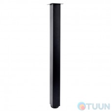 Furniture leg square Comit 50x50x710 mm black