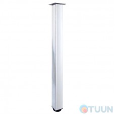Furniture leg square Comit 50x50x710 mm chrome