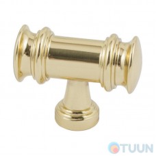 Furniture handle-knob Salice Paolo Fresia 2812A OL pol. brass
