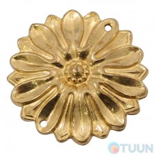 Decorative accessory Ompporro 020042L ROSETTE mm. 42pol.brass