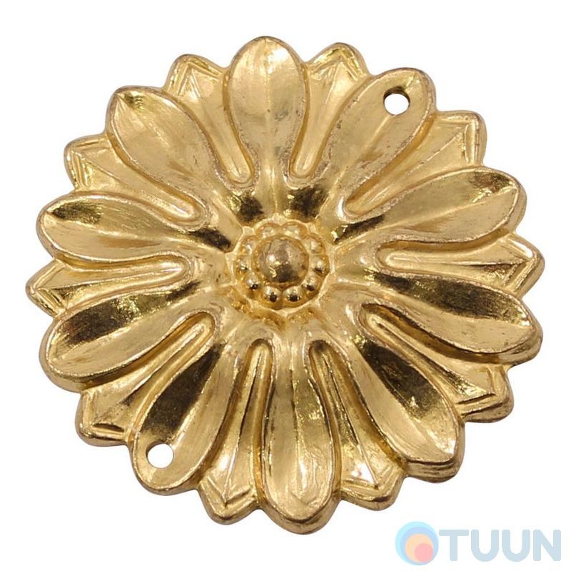 Аксессуар декоративный Ompporro 020042L ROSETTE mm. 42пол.латунь