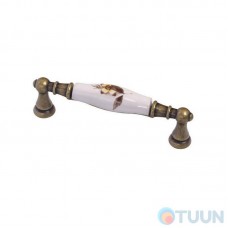 Furniture handle 15141PO962D.09 porcelain/florence