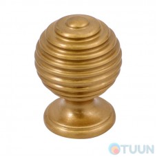 Furniture handle Ompporro 010735S KNOB mm. 35 matte brass