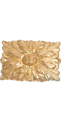 Аксесуар декоративний Ompporro 020748L ROSETTE mm. 33x48пол.латунь