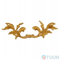 Furniture handle Ompporro 043516l HANDLE mm. 160 polished brass