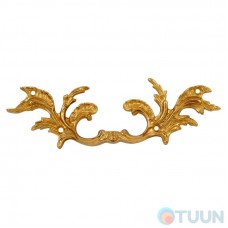 Furniture handle Ompporro 043516l HANDLE mm. 160 polished brass