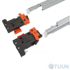 Clip lock for concealed mounting rails with 3-dimensional adjustment function 1075000010100