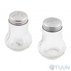 Glass/Stainless Steel Salt/Pepper Shaker