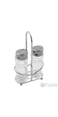 Salt and pepper shaker chrome W3703