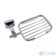 Square mesh soap dish, chrome AR-6556