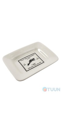 Trento Lavande Ceramic Soap Dish