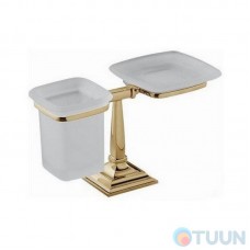 Colombo B3240 PortofinoSoap dish +Glass bronze
