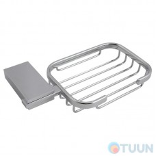 Square mesh soap dish, chrome AR-2056