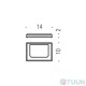 Colombo B1640 Look Soap dish chrome