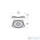 Colombo B2840 Land Soap dish chrome