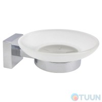 Мильниця хром / скло AR-2159