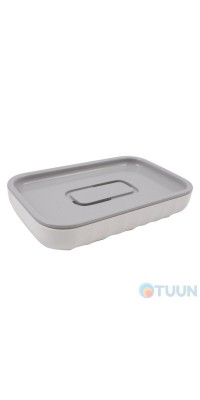 Arino Home Wave soap dish, white, plastic