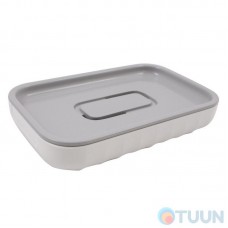 Arino Home Wave soap dish, white, plastic