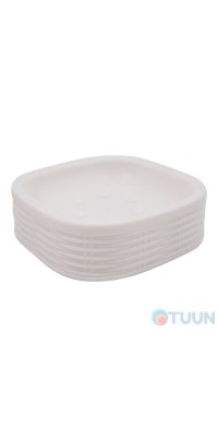 Trento Rattan Ivory Soap Dish