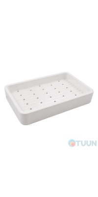 Arino Home soap dish, white, plastic