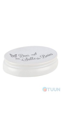 Trento Butterfly Soap Dish White