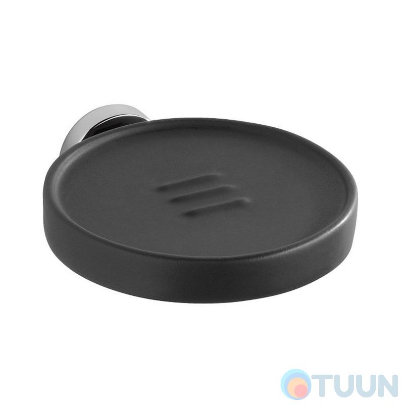Colombo B5201 Nordic black matte ceramic soap dish