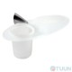 Colombo B2404 LinkSoap dish with glass satin chrome