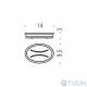Colombo B2842 LandSoap dish glass