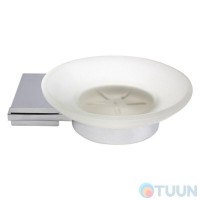 Мильниця хром / скло AR-2059