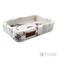 Мыльница Trento Pastore,белый мрамор, полирезин