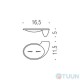 Colombo B1801 KhalaHanging soap dish, matt chrome
